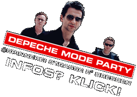 Depeche Mode-Party @ SPINNEREI STRASSE E&reg;! Infos? Klick!